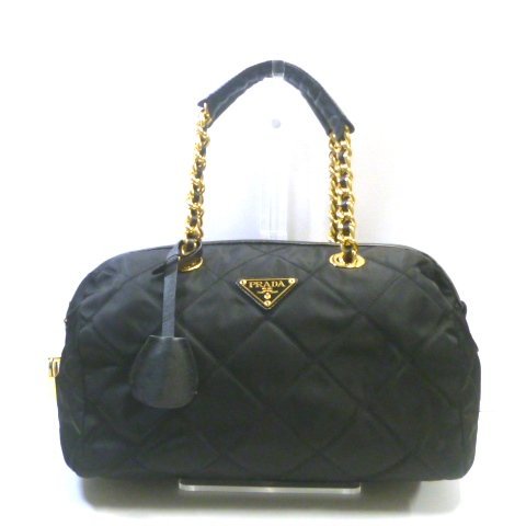 【美品】PRADA キルティング ボストンバッグ