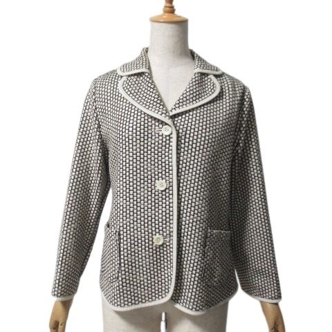 【美品】ユキベルファム ラムレザー メッシュジャケット