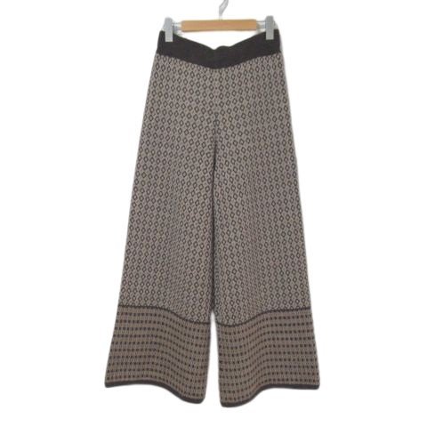 【美品】ソアージュ アルパカ100％ ニット パンツ