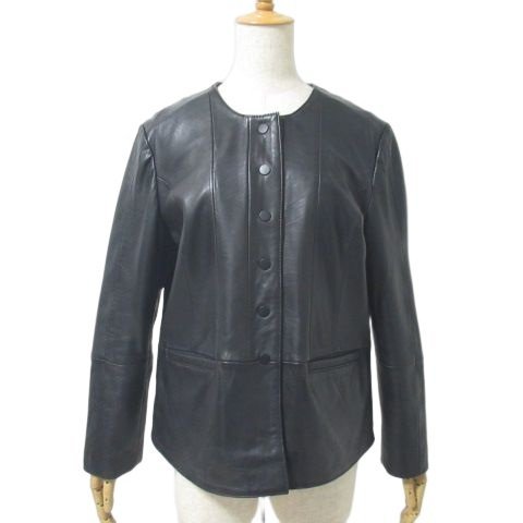 【美品】MNG MANGO 羊革レザー ジャケット
