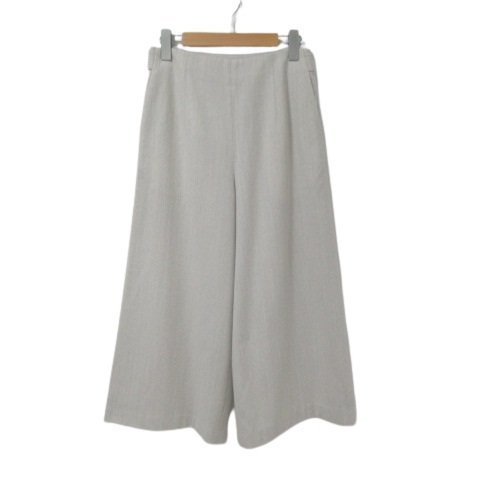 【美品】マーガレットハウエル カシミヤ混 ワイドパンツ