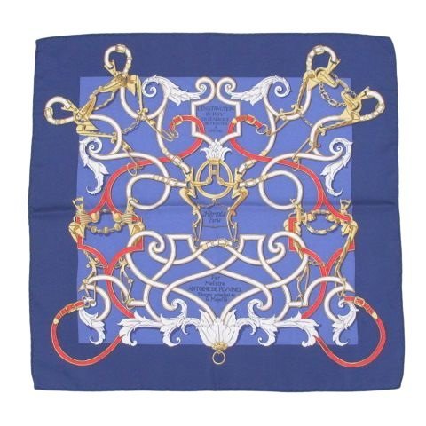 【美品】エルメス スカーフ L’INSTRUCTION DUROY