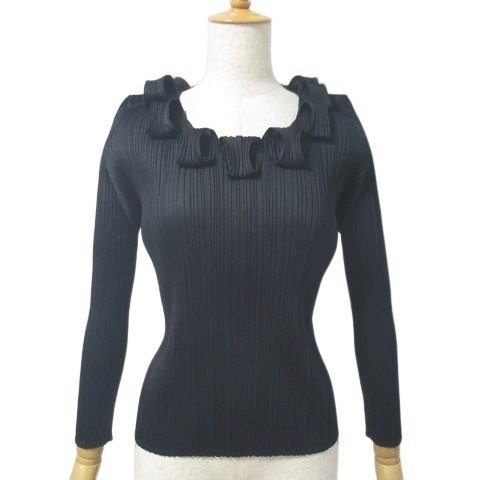 【美品】イッセイミヤケ プリーツプリーズ カットソー