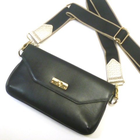 【美品】bijou by airlist 牛革 クロスボディバッグ