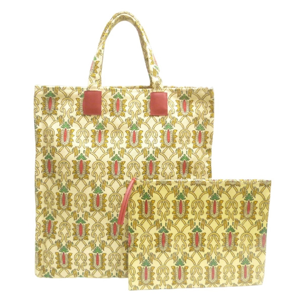 【美品】GUCCI グッチガーデン トートバッグ レオナルド ポーチ付