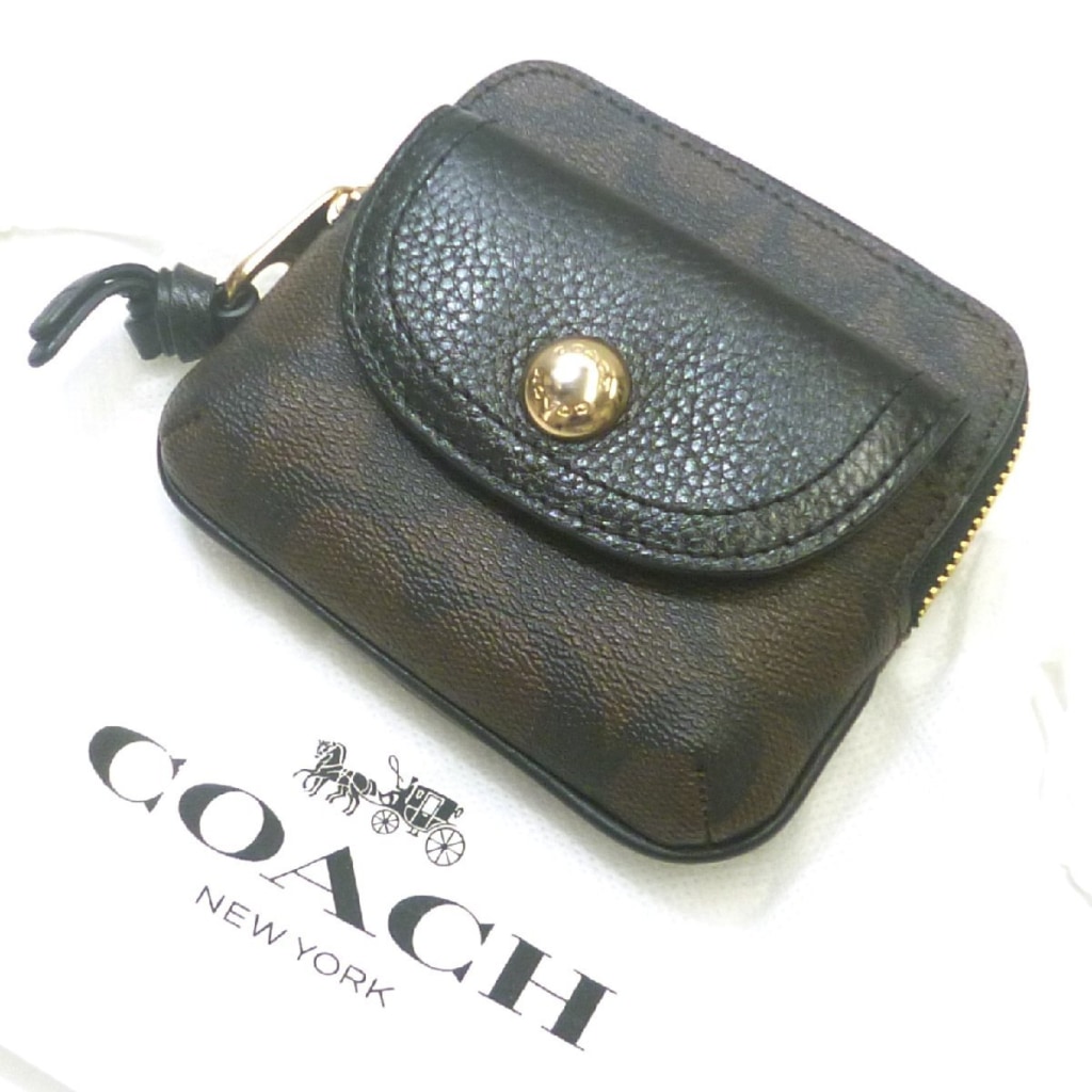 【未使用】COACH ペニー カードケース コインケース