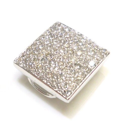 【新品仕上済】K18WG ダイヤ1ct ペンダントトップ