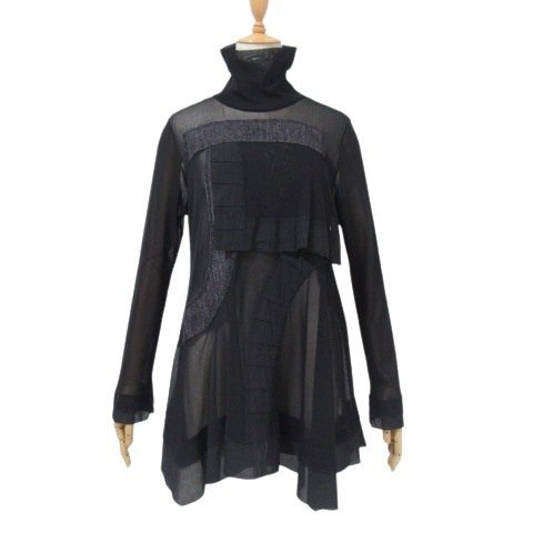 【美品】エイココンドウ メッシュ 長袖カットソー