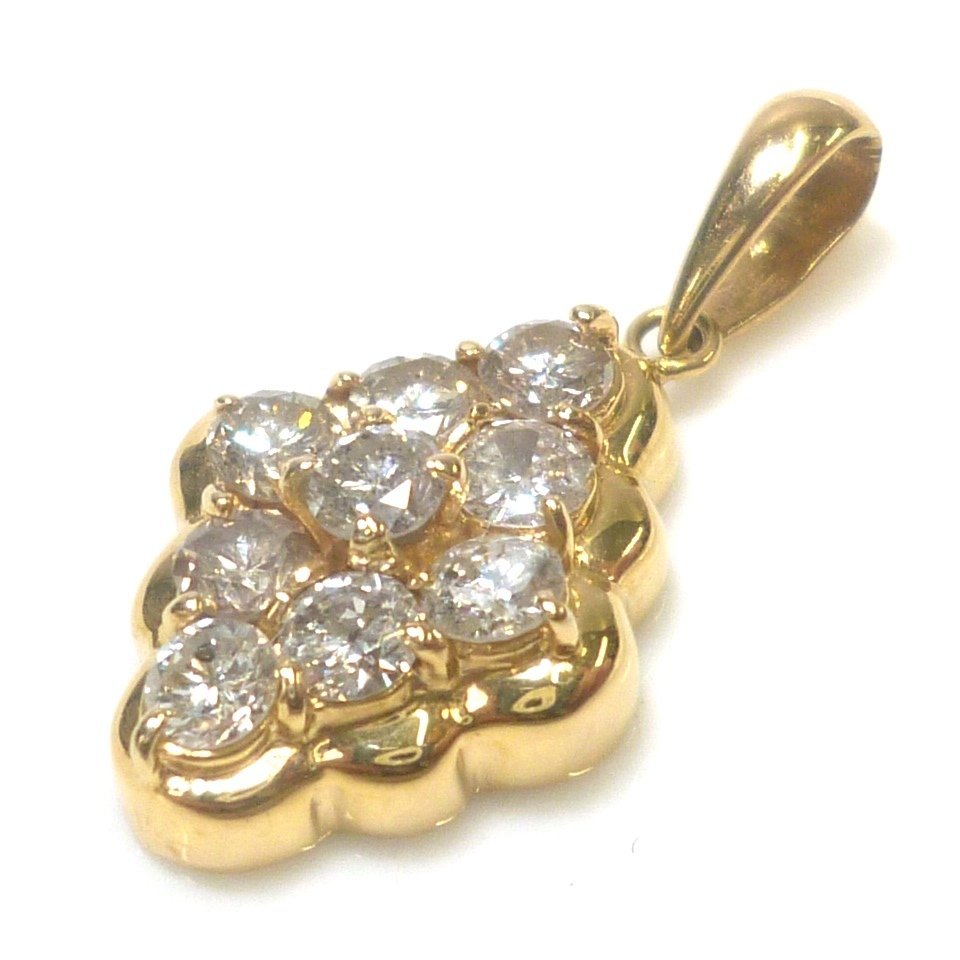 K18 ダイヤモンド 0.76ct ペンダントトップ