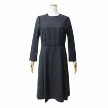 【美品】レリアン 配色テープデザインワンピース