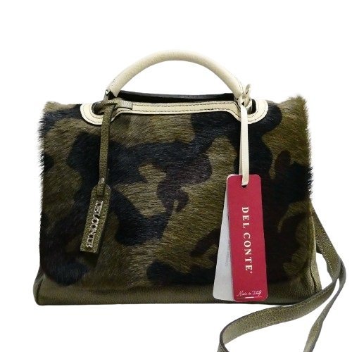 DEL CONTE デルコンテ 美品 ハラコ 2WAYバッグ