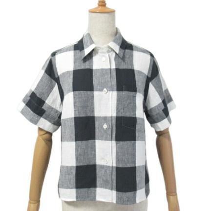 マーガレットハウエル 美品 リネン 半袖シャツ