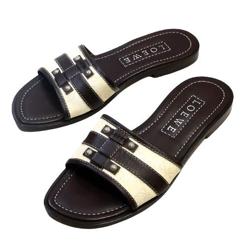 LOEWE ロエベ 美品 フラットサンダル 35 1/2