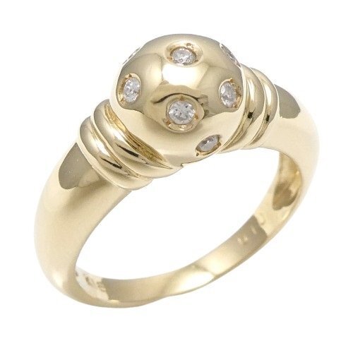 K18 ダイヤ0.1ct リング 11号