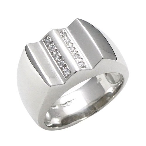 Pt900 田中貴金属 ダイヤ0.1ct リング