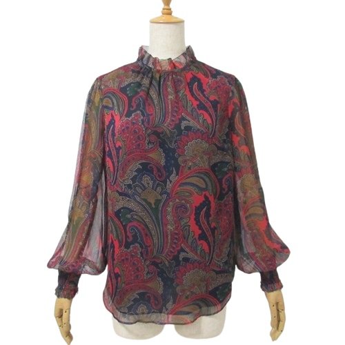 ローレン ラルフローレン 美品 シースルー ブラウス