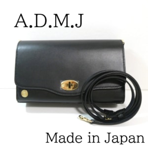 ADMJ 本革レザー 2WAY ショルダーバッグ 未使用