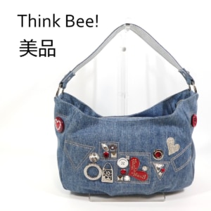 シンクビー デニムバッグ アイコニックチャーム