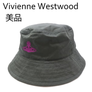 ヴィヴィアンウエストウッド バケットハット 帽子