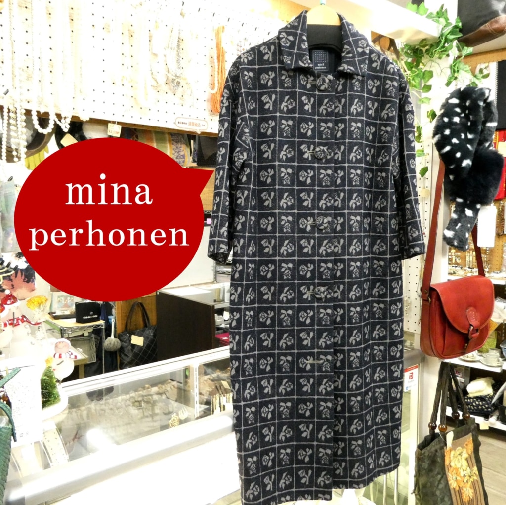 ミナペルホネン：７分袖コート 入荷しました！