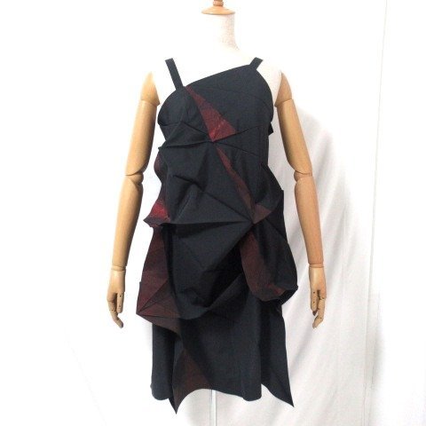 【美品】ISSEY MIYAKE 132 5. 箔プリント チュニックワンピース
