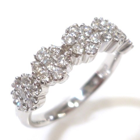 【新品仕上済】ポンテヴェキオ ダイヤ0.5ct K18WG リング