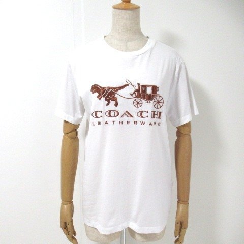 【美品】コーチ 定価1.7万 レキシー アンド キャリッジ Tシャツ