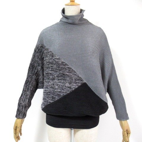 【美品】スペッチオ カラーブロック シャトルプリーツ チュニック
