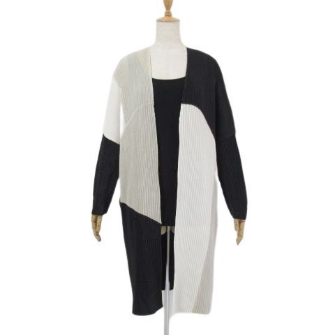 【美品】スペッチオ 定価4.2万 プリーツ ロングジャケット