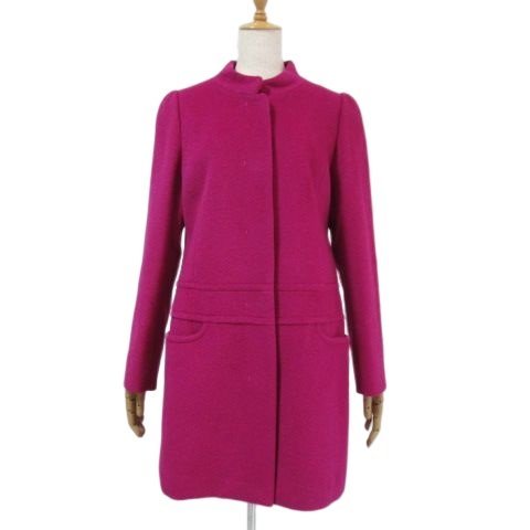 【美品】Uby Ungaro アンゴラ混 スタンドカラーコート