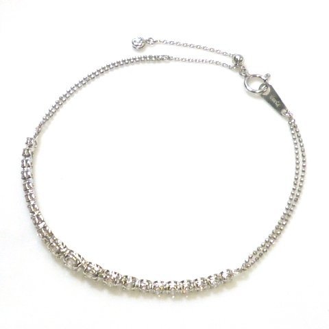 【未使用】Pt950 Pt850 定価22万 ダイヤ1.0ct ブレスレット