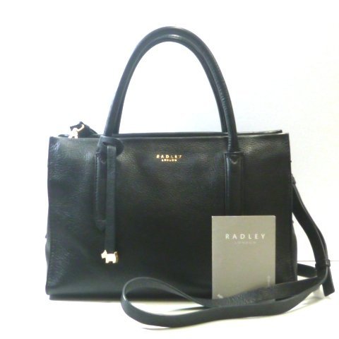 RADLEY LONDON 本革 2WAYバッグ 黒