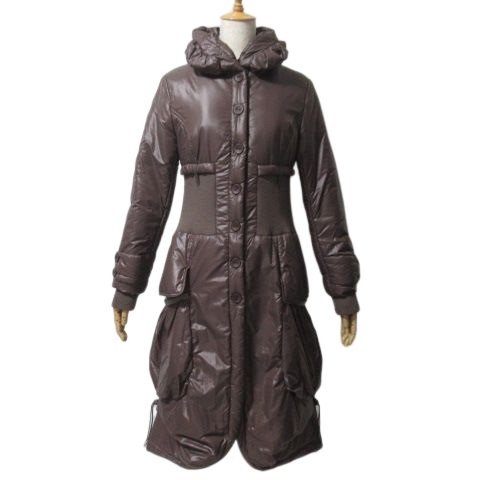 【美品】Esensation 中綿入りコート 茶